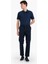 Regular Fit Polo Yaka Dokulu Basic Düz Kısa Kollu Tişört B4939AX25SM 5