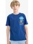 Erkek Çocuk Bisiklet Yaka Baskılı Kısa Kollu Tişört F0179A825SM 3