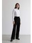 Afra x Defacto Wide Leg Kumaş Pantolon Üç Cepli Normal Bel Standart Boy E5970AX25SP 2