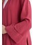 Relax Fit V Yaka Krinkıl Kumaş Uzun Kollu Tesetür Tunik E7983AX25SM 5