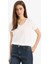 Afra x Defacto Regular Fit V Yaka Basic Düz Kısa Kollu Tişört W9204AZ25SP 3
