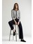 Slim Fit Dar Kesim Bisiklet Yaka Çizgili Uzun Kollu Hırka E4964AX25SP 2