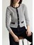 Slim Fit Dar Kesim Bisiklet Yaka Çizgili Uzun Kollu Hırka E4964AX25SP 4