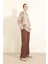 Regular Fit Cepli Krep Geniş Paça Palazzo Pantolon E5759AX25SP 4