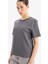 Regular Fit Bisiklet Yaka Basic Düz Kalın Kısa Kollu Tişört D7579AX25SP 1