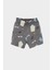 Erkek Bebek Pijama Takımı Desenli Kısa Kollu Penye Üst Beli Lastikli Şort E1180A525HS 4