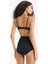 Siyah Yüksek Bel Slip Korse-Fall in Love E4742AX25SM 5