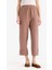 Keten Karışımlı Basic Düz Kısa Paça Harem Pantolon B7506AX25SP 1