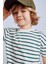 Erkek Bebek Bisiklet Yaka Çizgili Kısa Kollu Tişört E6740A525SM 2