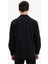 %100 Pamuk Regular Fit Jean Uzun Kollu İnce Gömlek E5711AX25SP 4