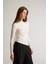 Slim Fit Dar Kesim Bisiklet Yaka Basic Düz Soft Touch Uzun Kollu Tişört E5884AX25SP 3