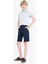 Erkek Çocuk Cepli Basic Düz Gabardin Şort C2955A825SM 4