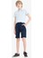 Erkek Çocuk Cepli Basic Düz Gabardin Şort C2955A825SM 5