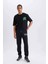 Fit NBA Milwaukee Bucks Kalın Sporcu Jogger Eşofman Altı Standart Fit Cepli Beli Bağcıklı Lastikli Paça D6692AX25SP 4