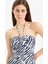 Regular Fit Zebra Desenli Mayo-Fall in Love E4351AX25SM 3