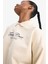 DeFacto Fit Oversize Geniş Kalıp Polo Yaka Slogan Baskılı Sporcu Sweatshirt D7133AX25SP 4
