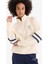 DeFacto Fit Oversize Geniş Kalıp Yarım Fermuarlı Baskılı Sporcu Sweatshirt D7132AX25SP 1
