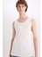 %100 Pamuk Fit Dar Kesim Bisiklet Yaka Ribana Atlet E0446AX25SM 5