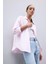 Oversize Geniş Kalıp Basic Düz Oxford Uzun Kollu Gömlek C4597AX25SP 4