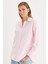 Oversize Geniş Kalıp Basic Düz Oxford Uzun Kollu Gömlek C4597AX25SP 5
