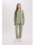 Regular Fit Bisiklet Yaka Basic Düz Tesettür Sweatshirt Tunik D4598AX25SP 2