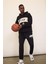 Fit NBA Los Angeles Lakers Jogger Eşofman Altı Standart Fit Cepli Esnek Bantlı Paça Skuba Dalgıç Kumaş D6723AX25SP 3