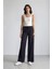 Wide Leg Geniş Paça Esnek Belli Bağcıklı Basic Düz Palazzo Pantolon C5628AX25SP 2
