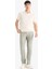 Yazlık Chino Kanvas Dokulu Pantolon Slim Fit Dar Kesim Cepli Dar Paça T1055AZ25SP 3