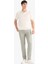 Yazlık Chino Kanvas Dokulu Pantolon Slim Fit Dar Kesim Cepli Dar Paça T1055AZ25SP 4