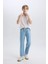 Erkek Çocuk Straight Fit Düz Paça Basic Düz Jean Pantolon B5740A825SM 4