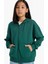 Kız Çocuk Kapüşonlu Basic Düz Cepli Fermuarlı Sweatshirt D9079A825SP 1