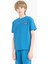Erkek Çocuk Waffle Pijama Takımı Kısa Kollu Üst Beli Lastikli Şort D9995A825SM 3