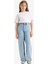 Kız Çocuk Wide Leg Geniş Paça Jean Pantolon D6485A825SM 4