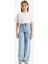 Kız Çocuk Wide Leg Geniş Paça Jean Pantolon D6485A825SM 5