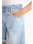 Kız Çocuk Paperbag Jean Şort B8113A825SM 4
