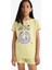 Kız Çocuk Pijama Takımı Baskılı Kısa Kollu Üst Beli Lastikli Şort E0666A825HS 3
