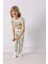 Erkek Bebek Pijama Takımı Baskılı Kısa Kollu Penye Üst Çizgili Uzun Alt E0757A525SM 1