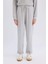 Regular Fit Pantolon Beli Lastikli Basic Düz Bağcıklı Cepli Paça Katlamalı Uzun Boy D9010AX24WN 1