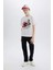 Erkek Çocuk Straight Fit Standart Paça Basic Düz Jean Pantolon B5445A825SM 4