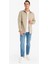Regular Fit Polo Yaka Gabardin Uzun Kollu Gömlek D6147AX25SP 2