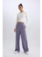Fit Wide Leg Geniş Paça Eşofman Altı Çift Cepli Standart Paça Standart Boy Skuba Dalgıç Kumaş D8316AX25SP 2