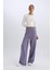 Fit Wide Leg Geniş Paça Eşofman Altı Çift Cepli Standart Paça Standart Boy Skuba Dalgıç Kumaş D8316AX25SP 3
