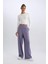 Fit Wide Leg Geniş Paça Eşofman Altı Çift Cepli Standart Paça Standart Boy Skuba Dalgıç Kumaş D8316AX25SP 4