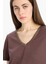 Regular Fit V Yaka Basic Düz Kısa Kollu Tişört K5057AZ25SP 4