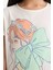 Kız Çocuk Pijama Takımı Baskılı Kısa Kollu Üst Beli Lastikli Şort E0663A825HS 4
