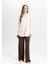 Wide Leg Geniş Paça Esnek Belli Bağcıklı Basic Düz Palazzo Pantolon C5628AX24AU 2