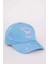 Kız Çocuk Nakışlı Jean Görünümlü Cap Şapka D8429A825SM 4