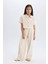 Kız Çocuk Wide Leg Geniş Paça Pamuklu Pantolon D9132A825SP 4