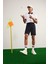 Fit Slim Fit Dar Kesim Sporcu Dokuma Şort D9249AX25SP 3