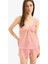 Regular Fit Dantel Askılı Üstü-Fall in Love D8166AX25SP 3